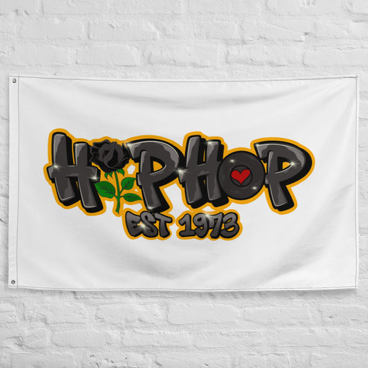 Celebration Flag | Hip Hop - Est. 1973 | Black Print