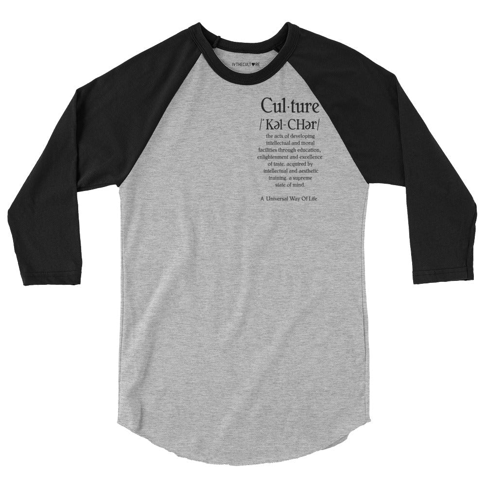 3/4 Sleeve Raglan Shirt | Culture Def