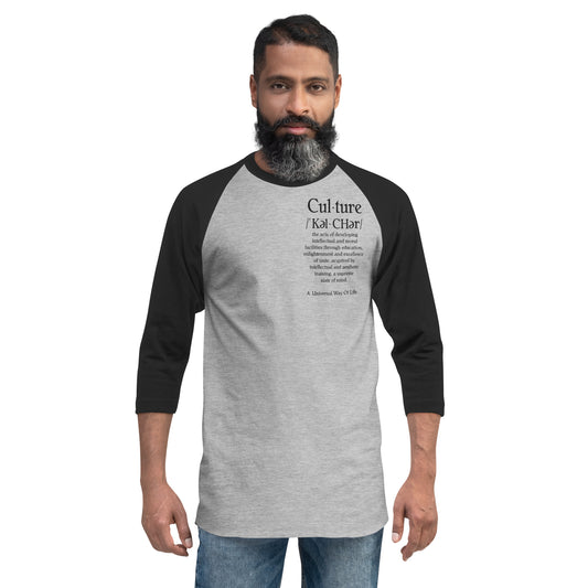 3/4 Sleeve Raglan Shirt | Culture Def