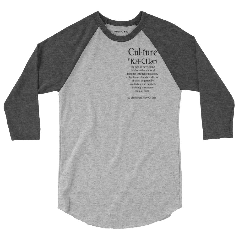 3/4 Sleeve Raglan Shirt | Culture Def