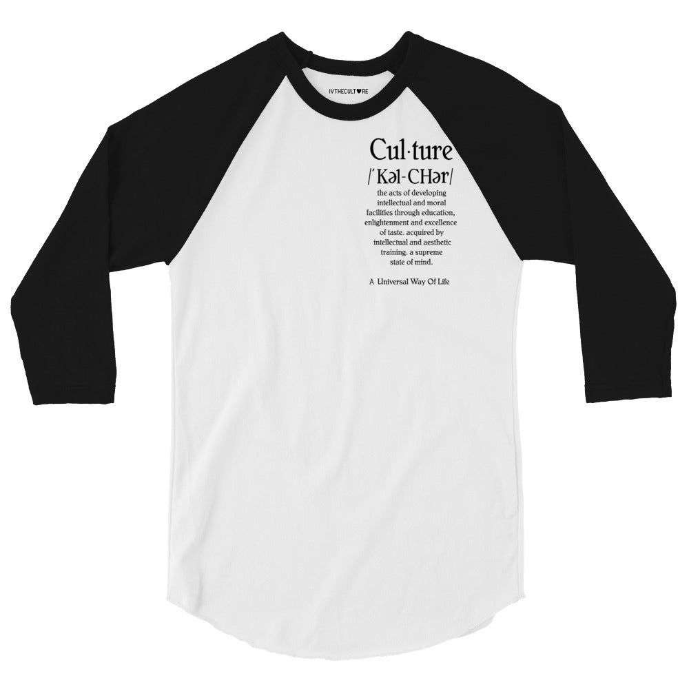 3/4 Sleeve Raglan Shirt | Culture Def