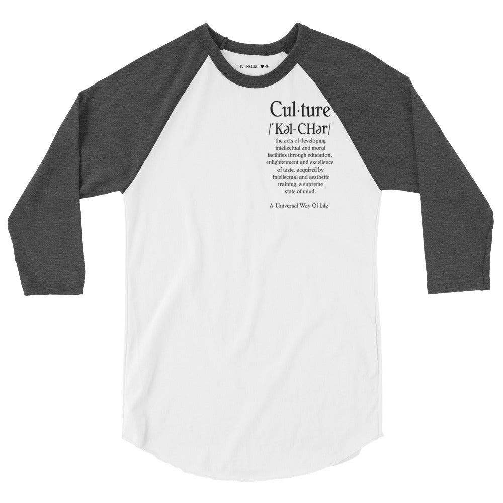 3/4 Sleeve Raglan Shirt | Culture Def