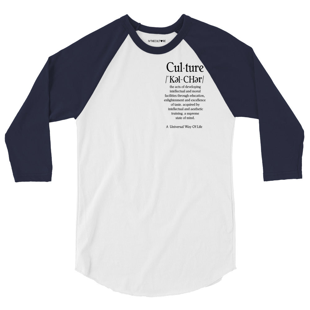 3/4 Sleeve Raglan Shirt | Culture Def