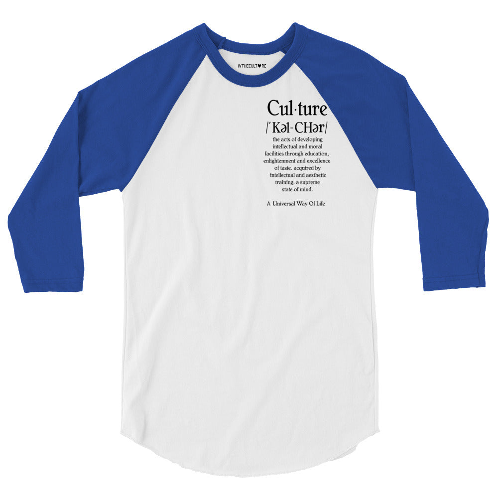 3/4 Sleeve Raglan Shirt | Culture Def