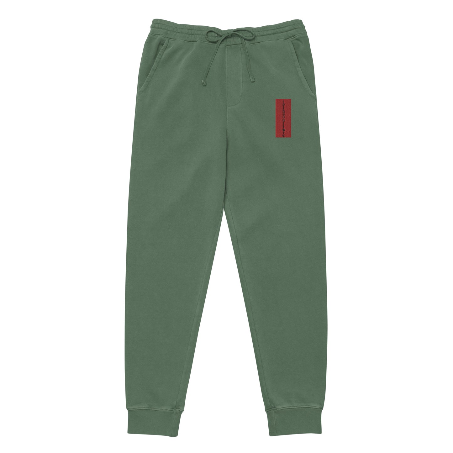 Pigment-Dyed Sweatpants | Logo Laced