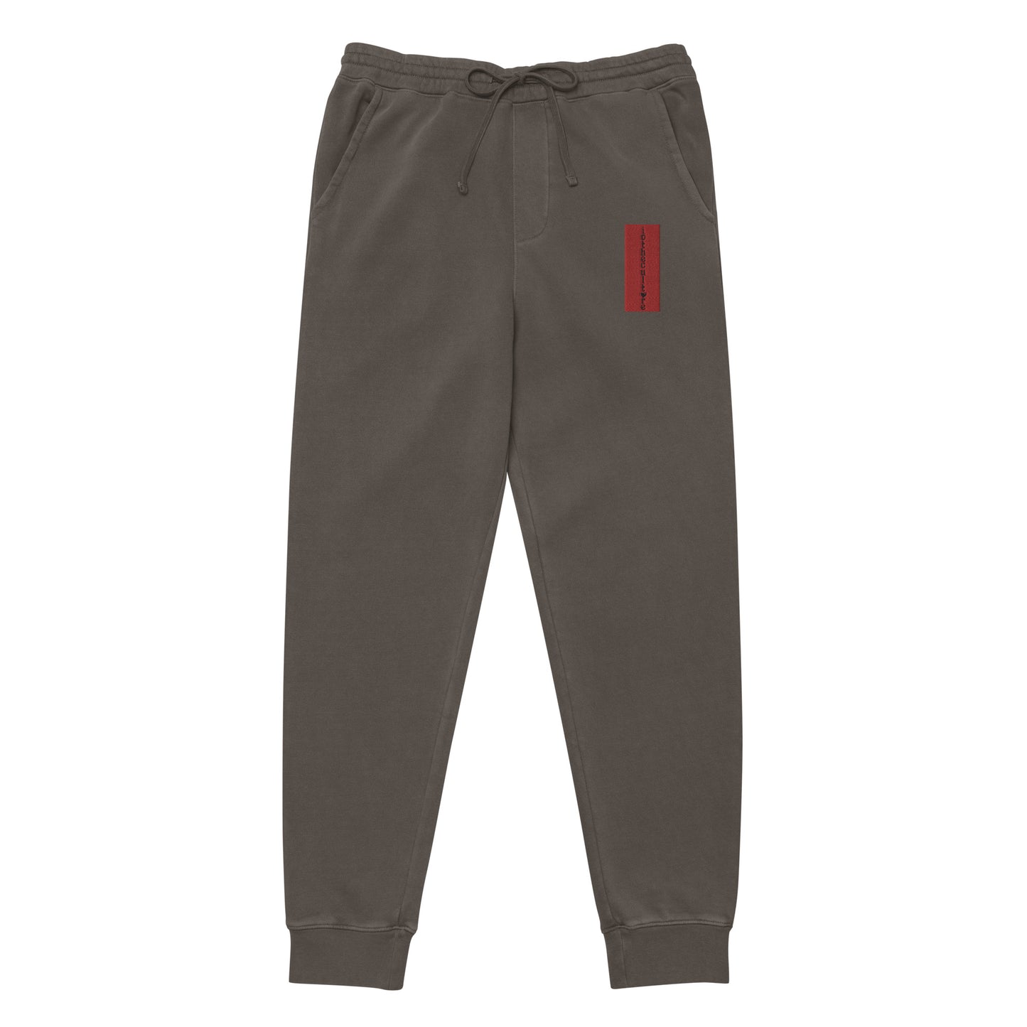 Pigment-Dyed Sweatpants | Logo Laced