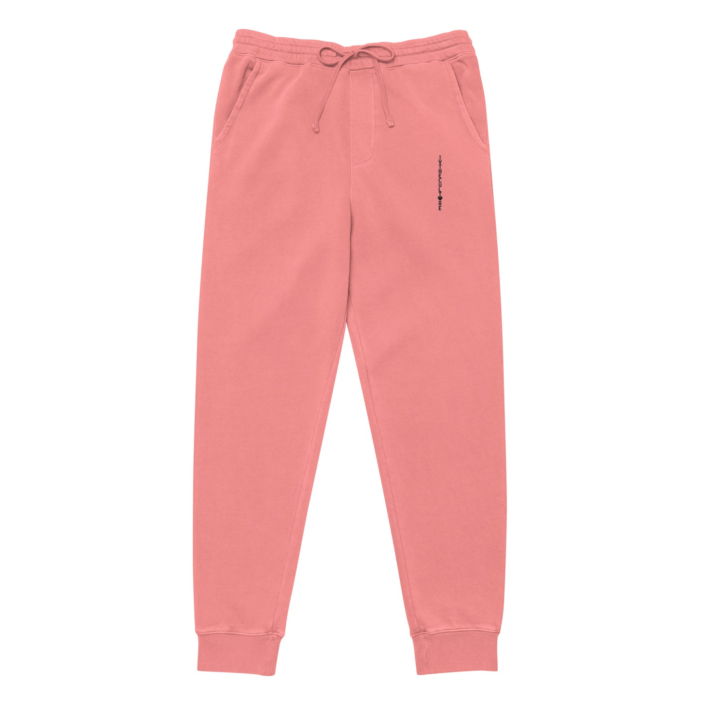 Pigment-Dyed Sweatpants | Logo Lined